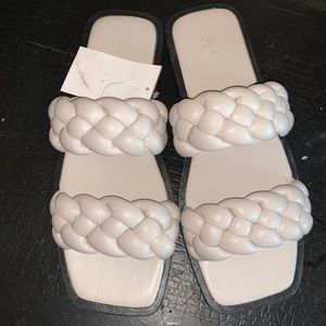 Hm Leather Braided Sandal